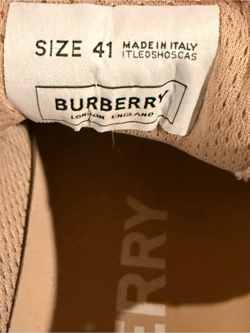 Burberry Vintage Check Sneakers